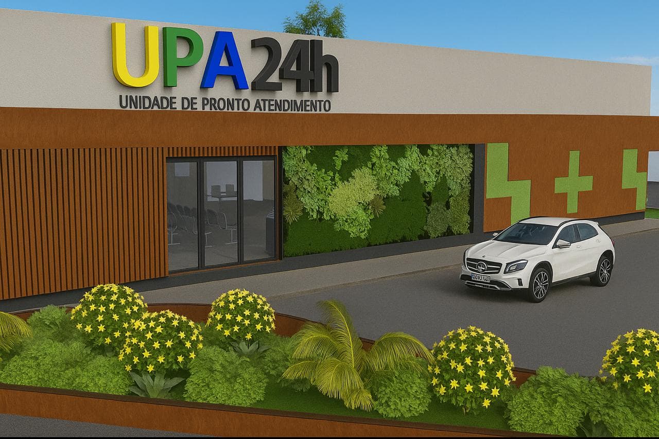Fachada do projeto UPA 24h